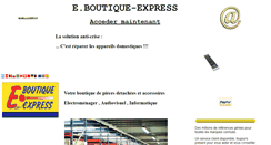 Desktop Screenshot of e-boutique-express.com
