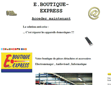 Tablet Screenshot of e-boutique-express.com